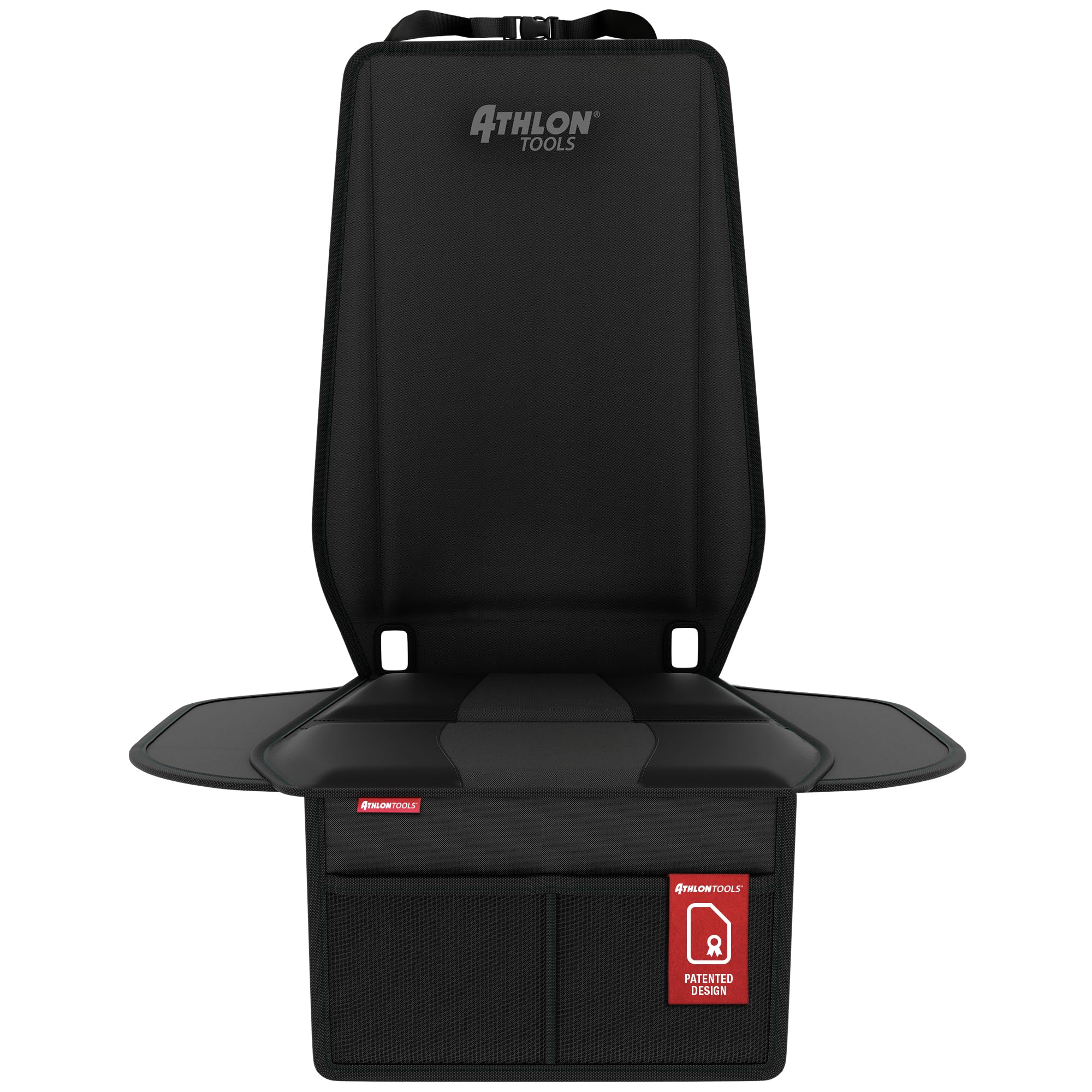 ATHLON TOOLS Tapis de siège Auto avec Protection latérale - Ajustement Optimal - Compatible Isofix - Rembourrage épais - pour sièges Enfants, Coques bébé et rehausseurs