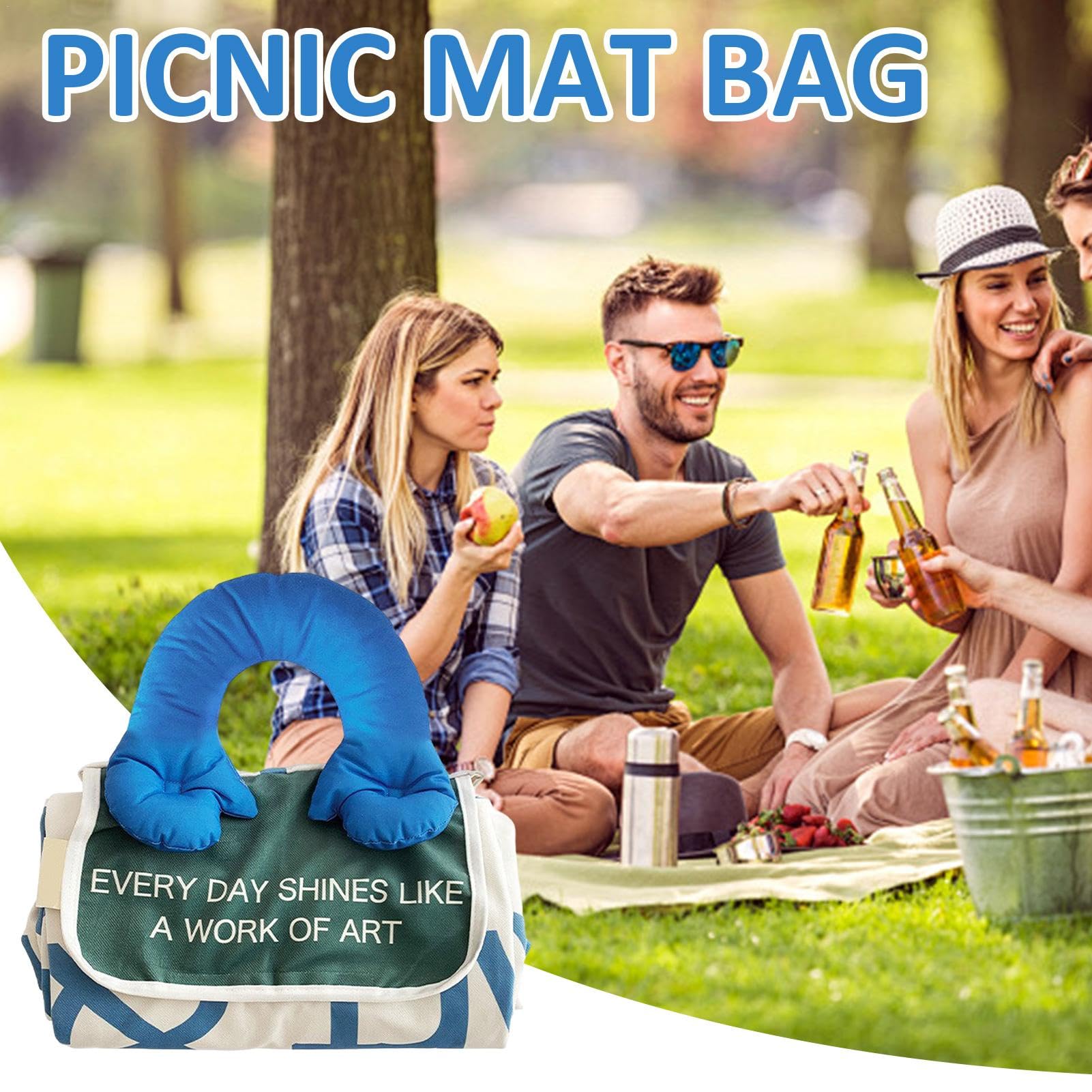 Couverture De Pique-Nique Pour La Plage Tapis De Sol Léger Lavable Pour