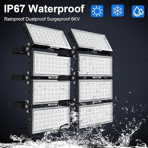 Miniatura 2 de Luces de estadio de 800W, 400W* 2Pack LED Arena Light