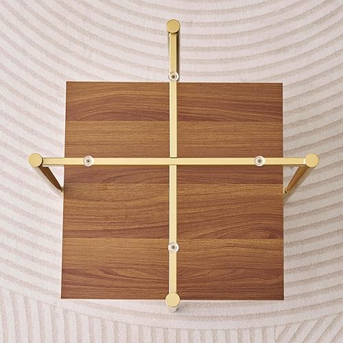 Miniatura 9 de Mesa auxiliar de cristal, mesa de sofá de diseño moderno de mediados de siglo, 41 pulgadas de largo x 21 pulgadas de ancho x 17 pulgadas de alto,