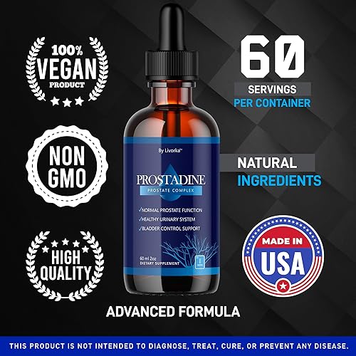 Miniatura 4 de Paquete de 2 gotas de prostadina, fórmula oficial de gotas de prostadina para hombres, reseñas de prostadina, suplemento de prostadina, soporte