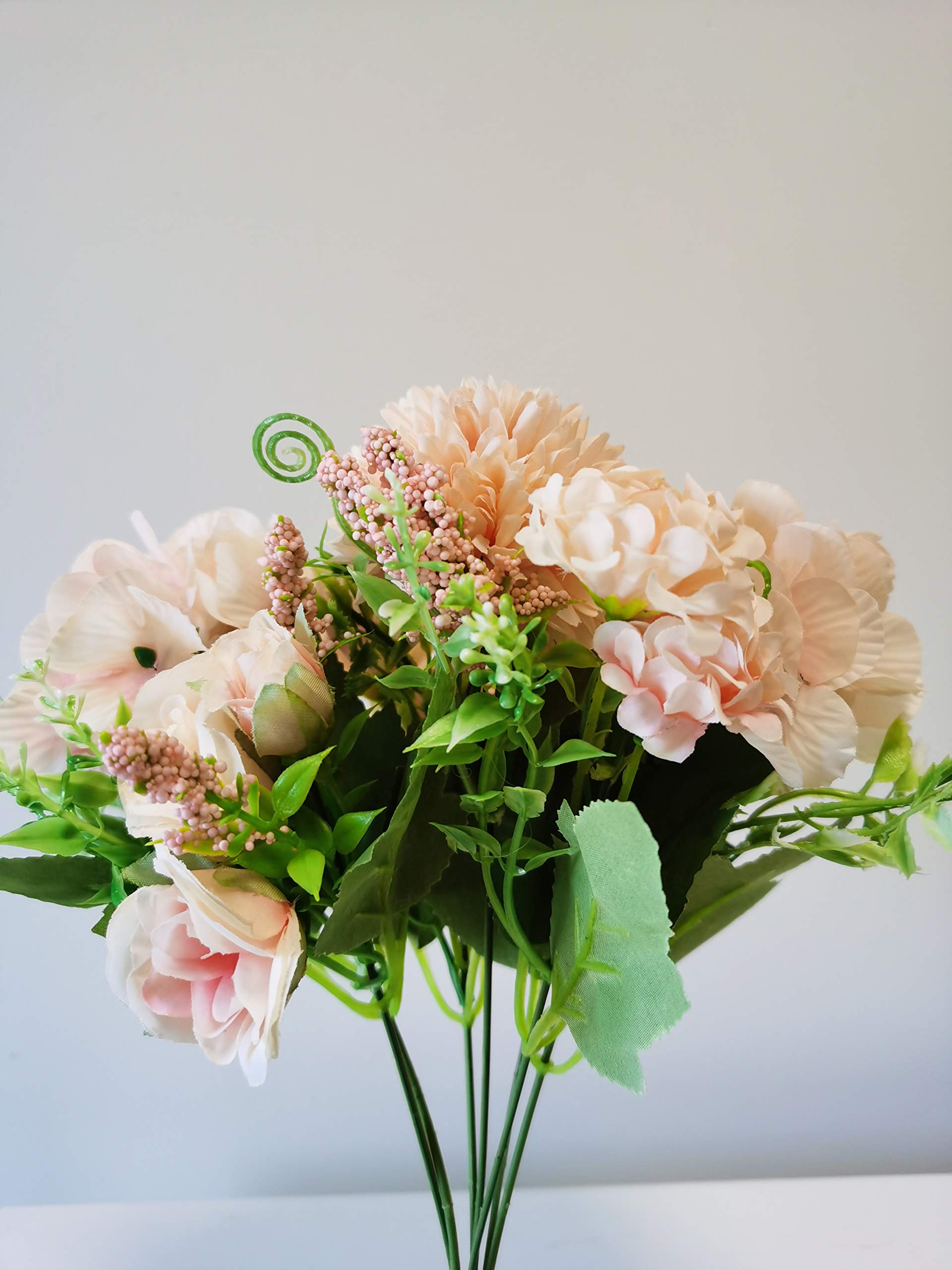 SOMYTING Bouquet di peonie artificiali, bouquet di peonie finte, 4