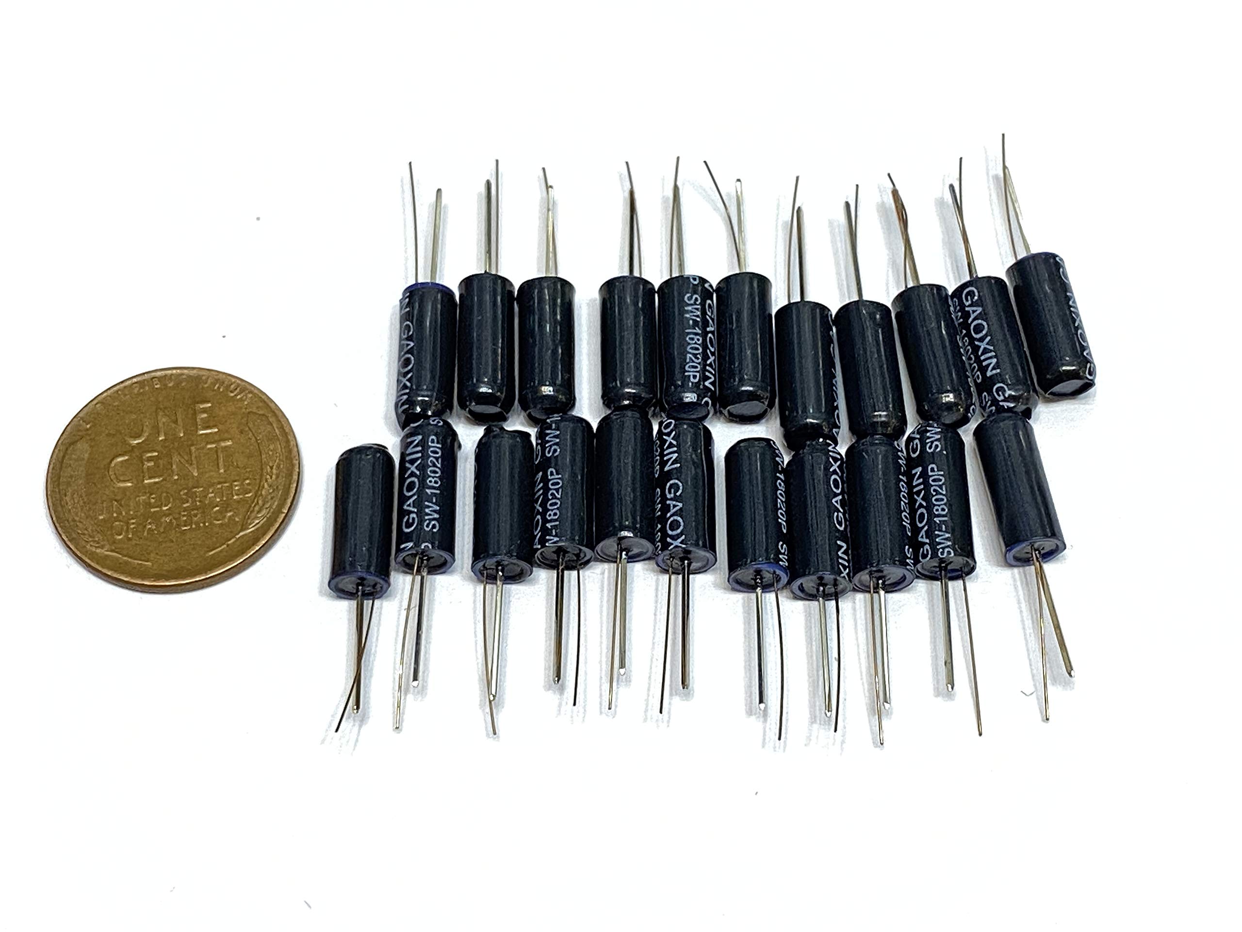 10 Pieces SW-18020P High Sensitivity Vibration Switch Sensor Non-Directional B1