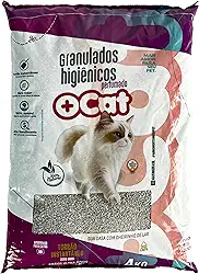 Areia Sanitária Bentonita Mais Cat 4kg, Granulado Higiênico Premium para Gatos 100% Natural (1, Perfumada)