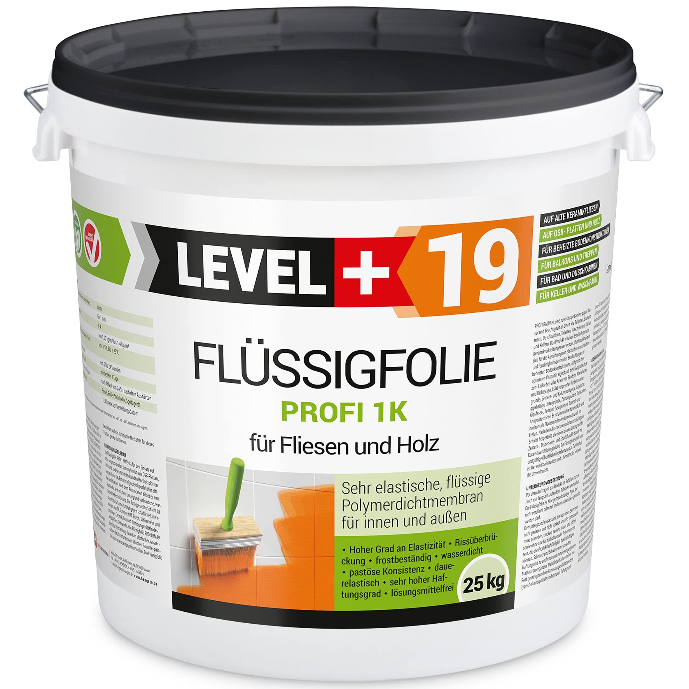 Dichtset Flüssigfolie 25Kg Auf Holz Fliesen, Innenecken, Wandmanschetten, Dichtband, Dichtbahn, Tiefengrund, Abdichtungsset Dusche Bad Küche SET549
