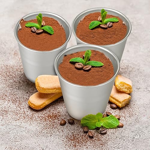 Miniatura 5 de 10 moldes individuales para tartas de huevo, moldes para pudín, tazas de mini moldes de chocolate fundido de acero al carbono, para cupcakes,