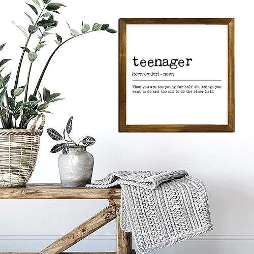 Vista 46 de Farmhouse Wall Decor Sign Smile Dictionary Definition Wood Framed Signs World Meaning Wall Art Rustic Home Decoration Smile for Kitchen Coffee Bar