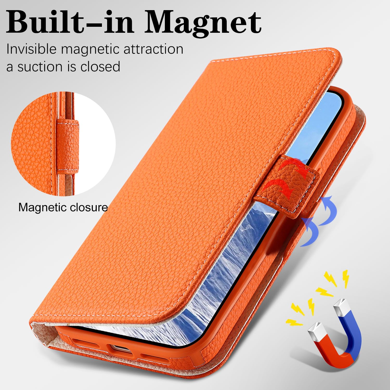 Custodia a portafoglio per iPhone 12/12 Pro con porta carte