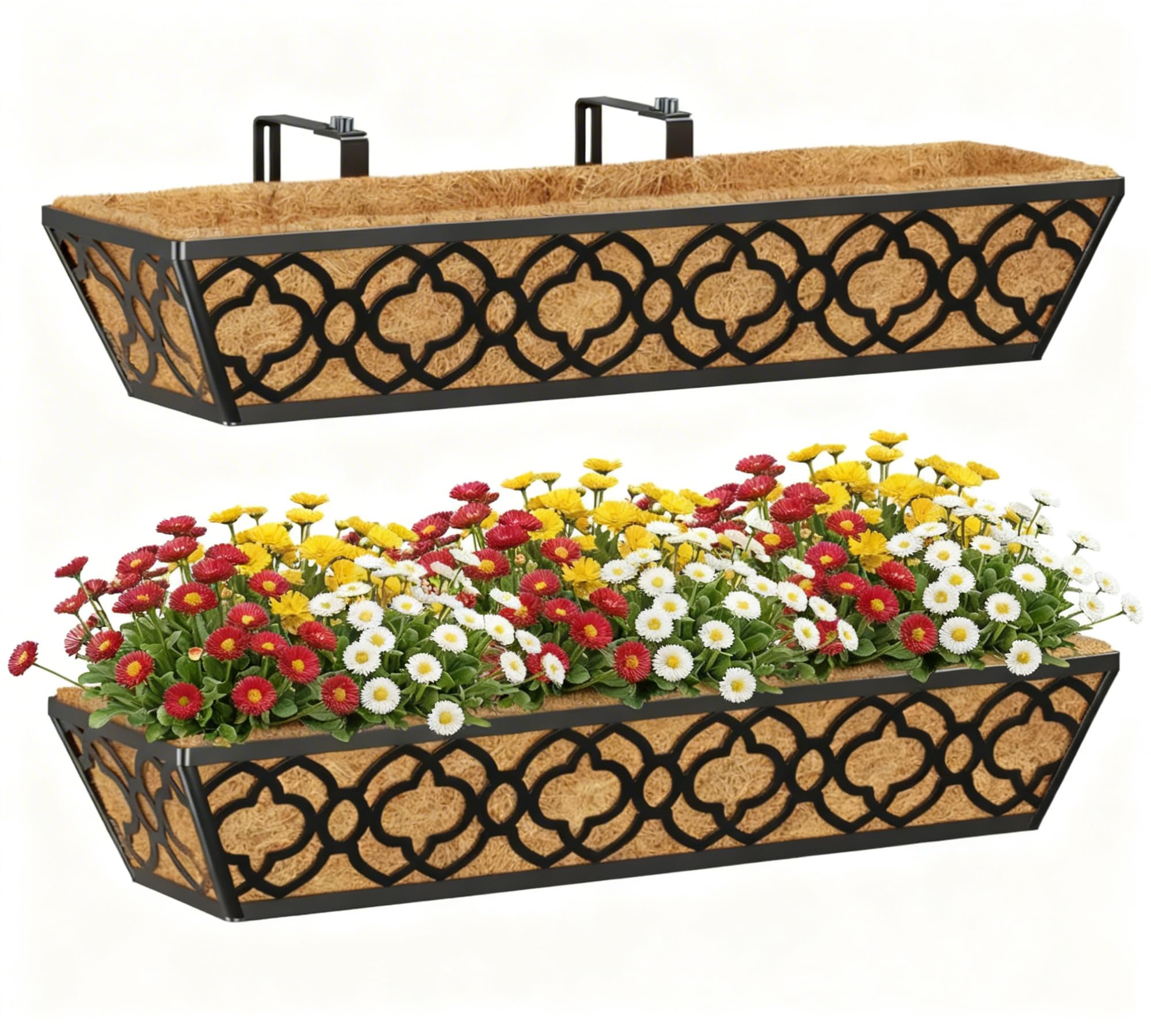 Y&M Deck Railing Planter Boxes