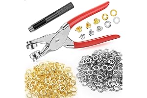 643 Pieces Grommet Tool Kit with 2-in-1 Installation Plier