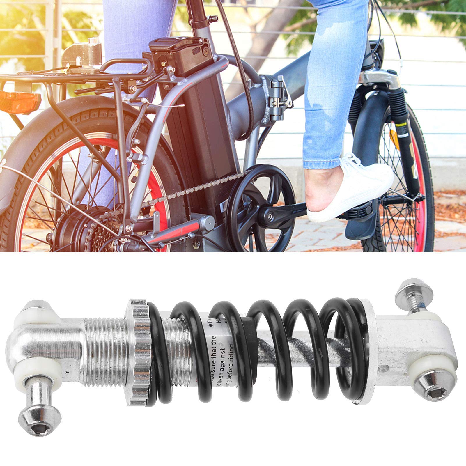 Amortyzatory rowerowe - Tylne zawieszenie z pełnym zawieszeniem do roweru górskiego - 150 mm Travel - Uchwyt 300 lbs - Akcesoria do zawieszenia rowerowego