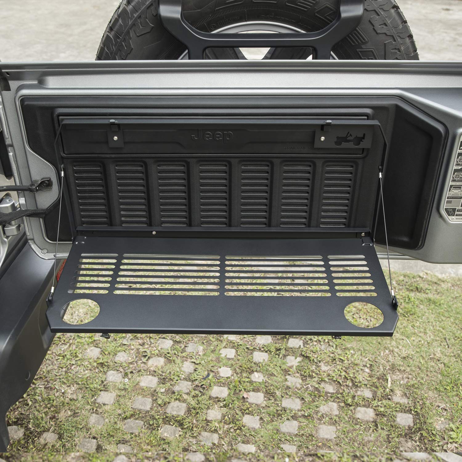 Tailgate Table Foldaway Cargo Shelf Rack Fit for 20182021 Jeep