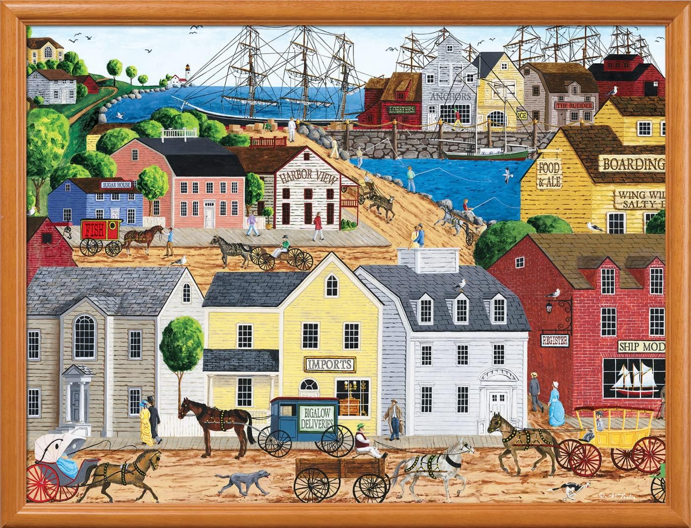 MasterPieces 300 Piece EZ Grip Jigsaw Puzzle - Home Port - 18"x24"