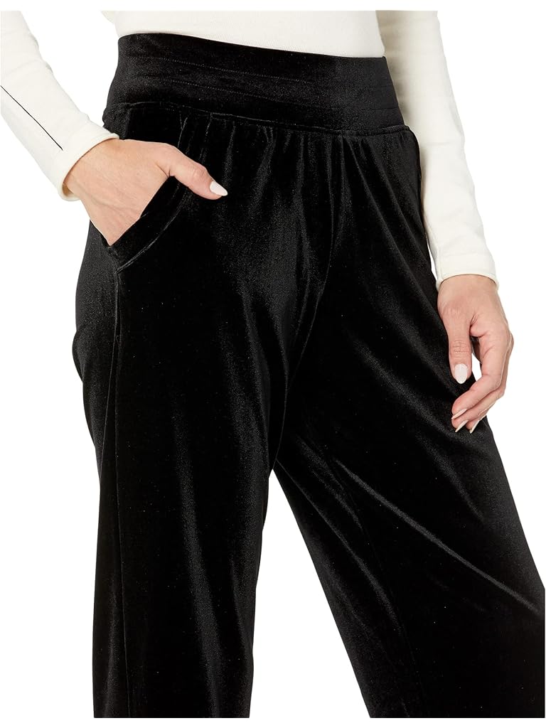 Liverpool Los Angeles Pull-On Stretch Velvet Joggers