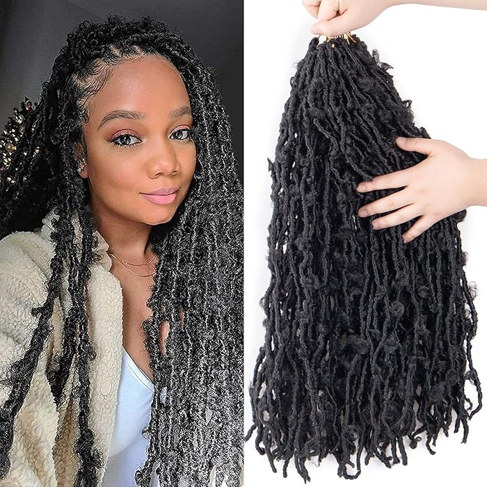 Buy 24 Inch Butterfly Locs Crochet Hair 6 Packs Distressed Faux Locs