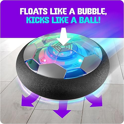 Miniatura 2 de Ninja Blast Hover - Pelota de fútbol iluminada, juegos de juguetes para interiores, regalos para cumpleaños, niños, niños a partir de 3 años