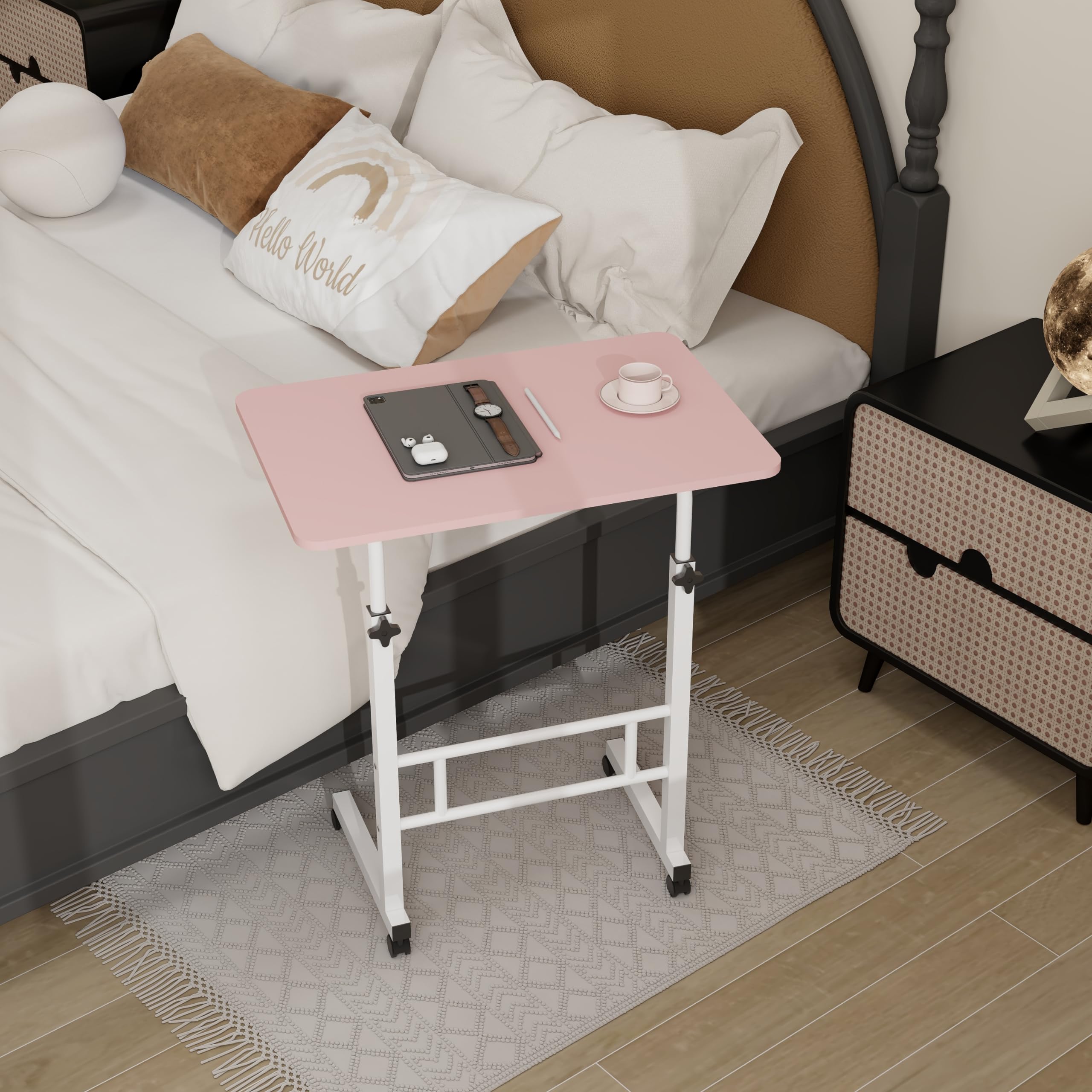 Homeland Design your Heritage Wood Multipurpose Movable & Adjustable Table for Computer & Laptop (Pink) (B0CHYS3DC3) Amazon Price History, Amazon Price Tracker