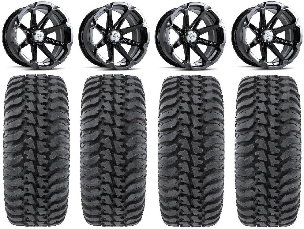 MSA M12 Diesel UTV Wheels/Rims Black 14" Polaris RZR 1000