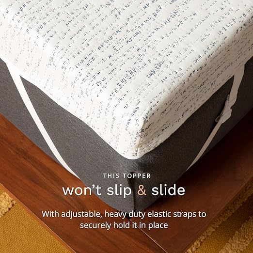 ViscoSoft 3 Inch Memory Foam Mattress Topper King - Select High Density - (Gel-Infused and Ventilated) Mattress Pad with Soft Removable Bamboo-Rayon Cover thumbnail 3