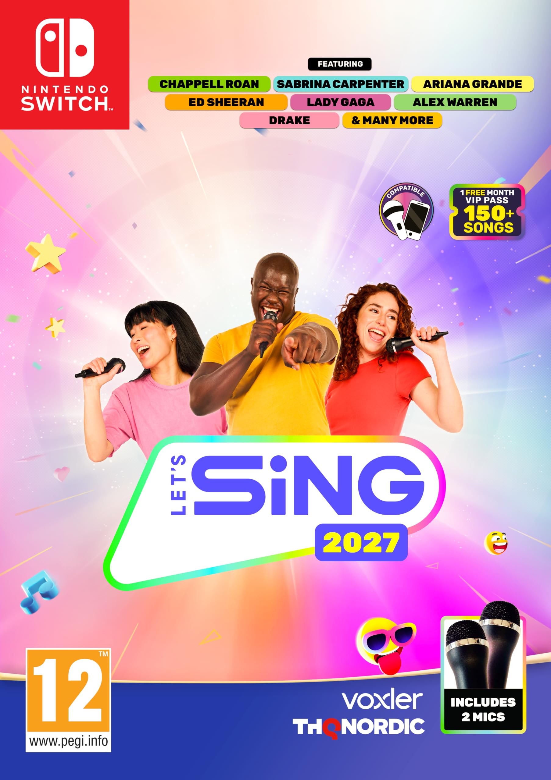 Let's Sing 2027 2 Mic Bundle - Nintendo Switch 1