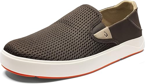OLUKAI Lae'ahi - Zapatos sin cordones para hombre, versátiles e informales, para uso diario, malla ligera y transpirable, uso durante todo el día y