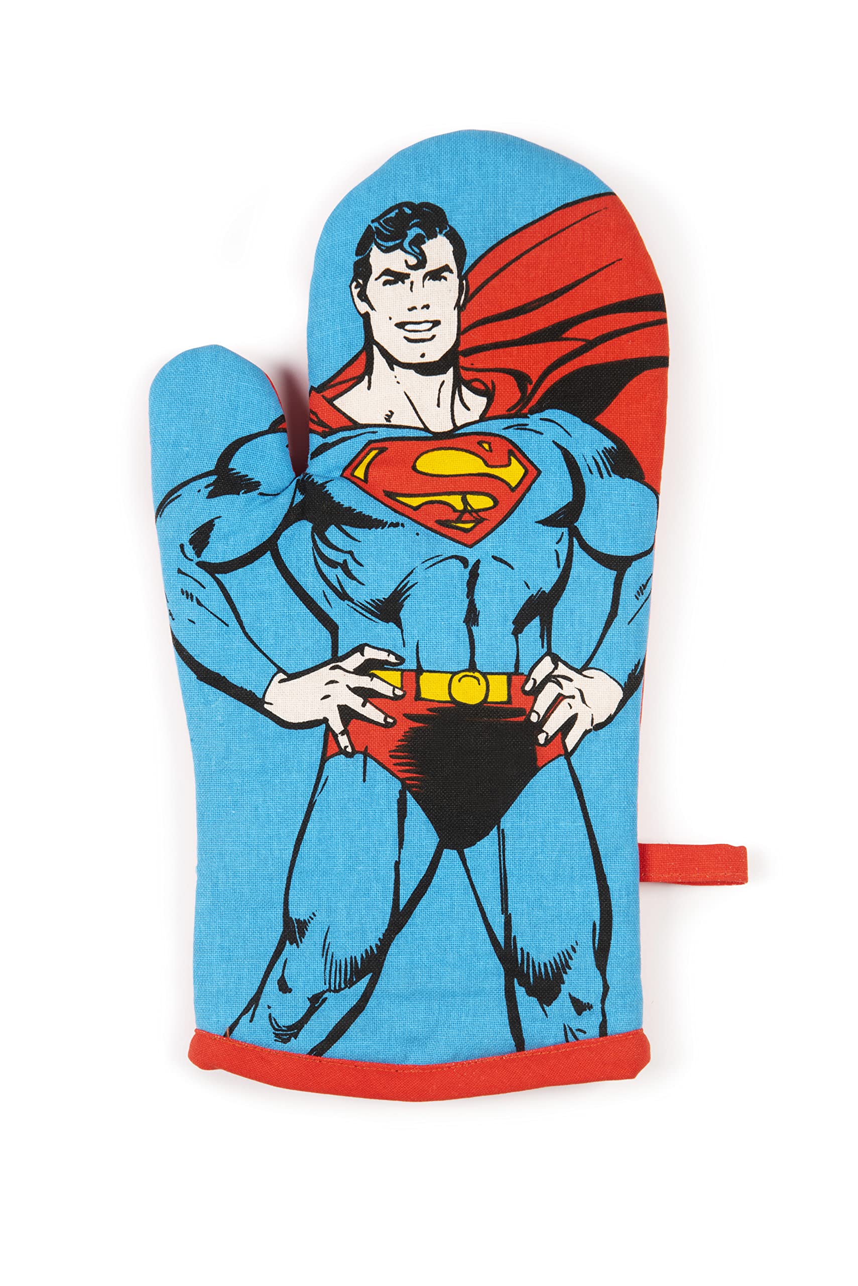 Excelsa Superman Oven Glove, One Size, 100% Cotton Lining, Polyester Filling