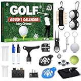 Golf Advent Calendar 2025 for Men Teen Boy, 24-Day Christmas Count-down Calendar for Father, Husband, or Boyfriend, Perfect Holiday Gift Featuring Golf Balls, Tees, Ball Markers