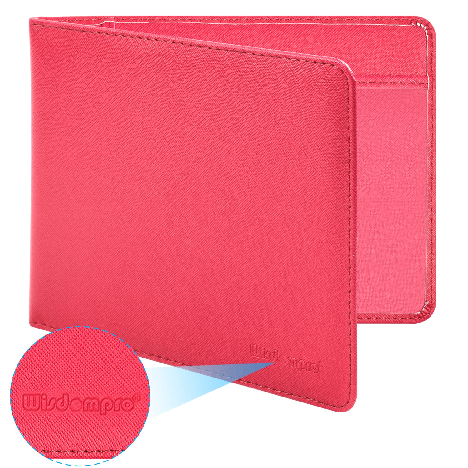 Wisdompro PU Leather Disabled Blue Badge and Timer Holder Wallet Protector Disability Parking Permit Discreet Cover Hologram Safe - Image 4