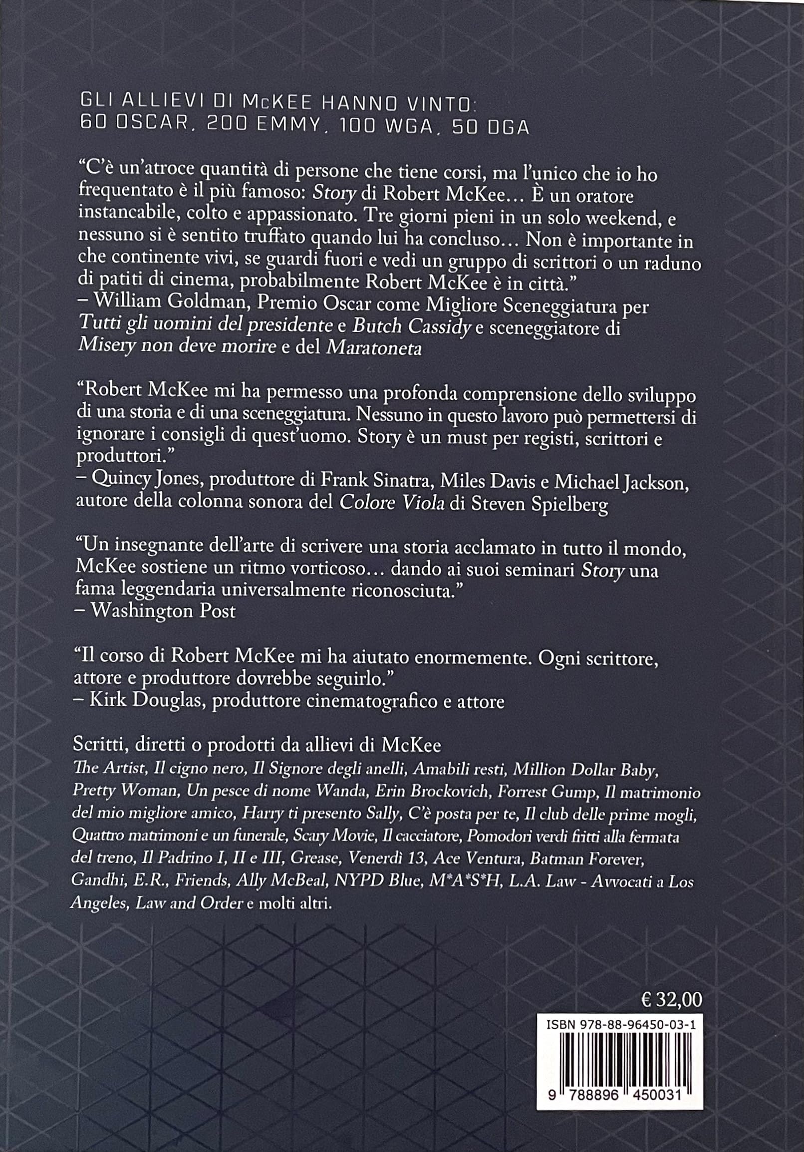 Story: Contenuti, struttura, stile, principi per la sceneggiatura e l'arte di scrivere storie