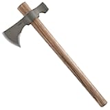 Woods Chogan T-Hawk Outdoor Survival Tomahawk: 1055 Carbon Steel Plain Edge Blade, Tennessee Hickory Handle, 2730