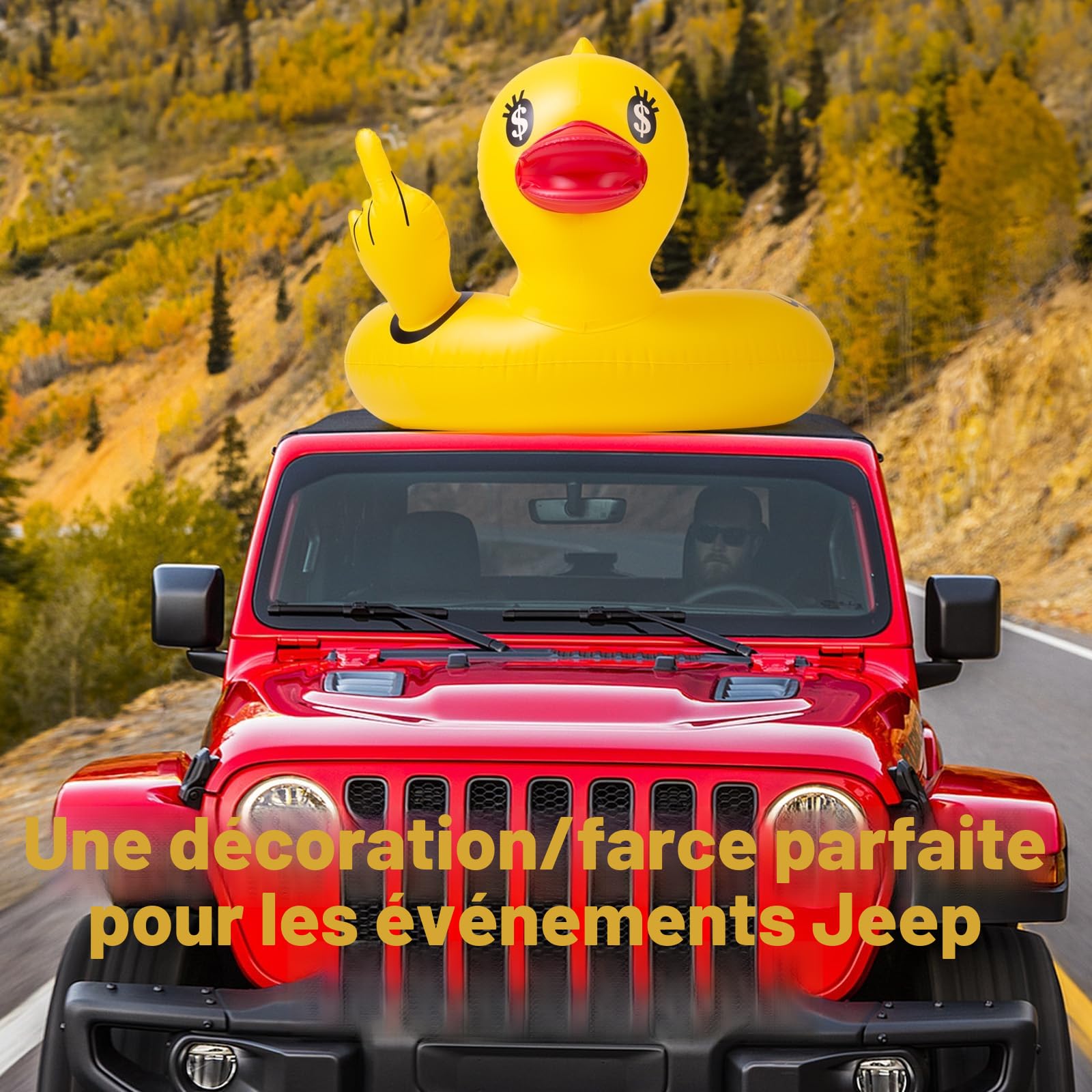 Float Joy Canard Bouée Piscine Gonflable Adulte Jeux Piscine Bouee et Matelas Gonflable Jouet d'eau