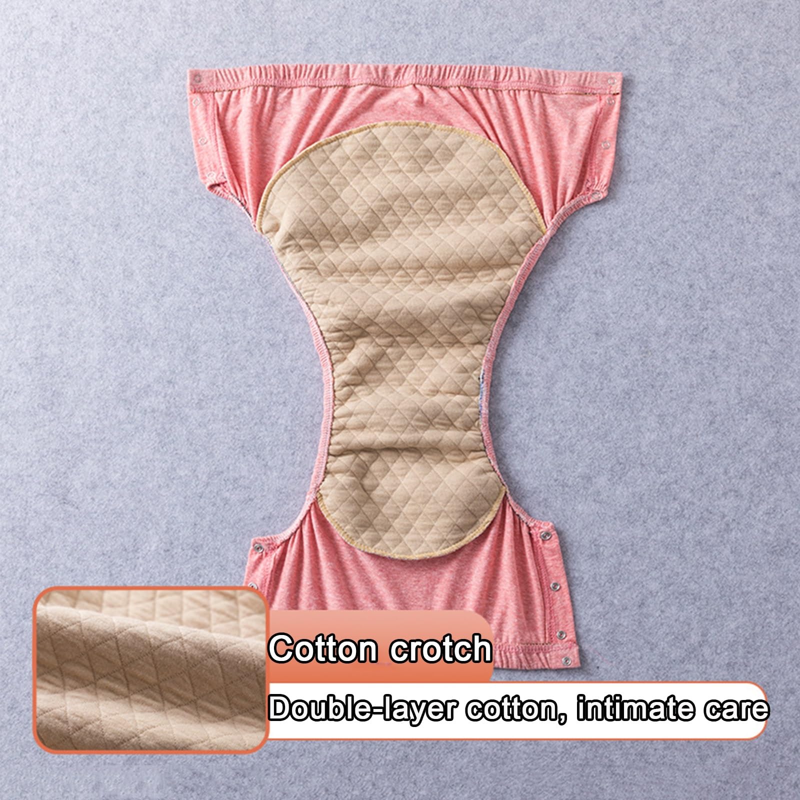 3 StüIck HöSchen Bei Inkontinenz für Frauen,Inkontinenz Pants für Erwachsene Waschbare Stoffwindeln Inkontinenz-Höschen für Frauen Schützende Inkontinenz Unterwäsche(XX-Large)