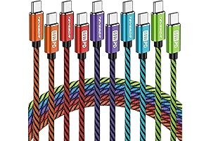 Teyssor USB C to USB C Cable 10FT 5-Pack