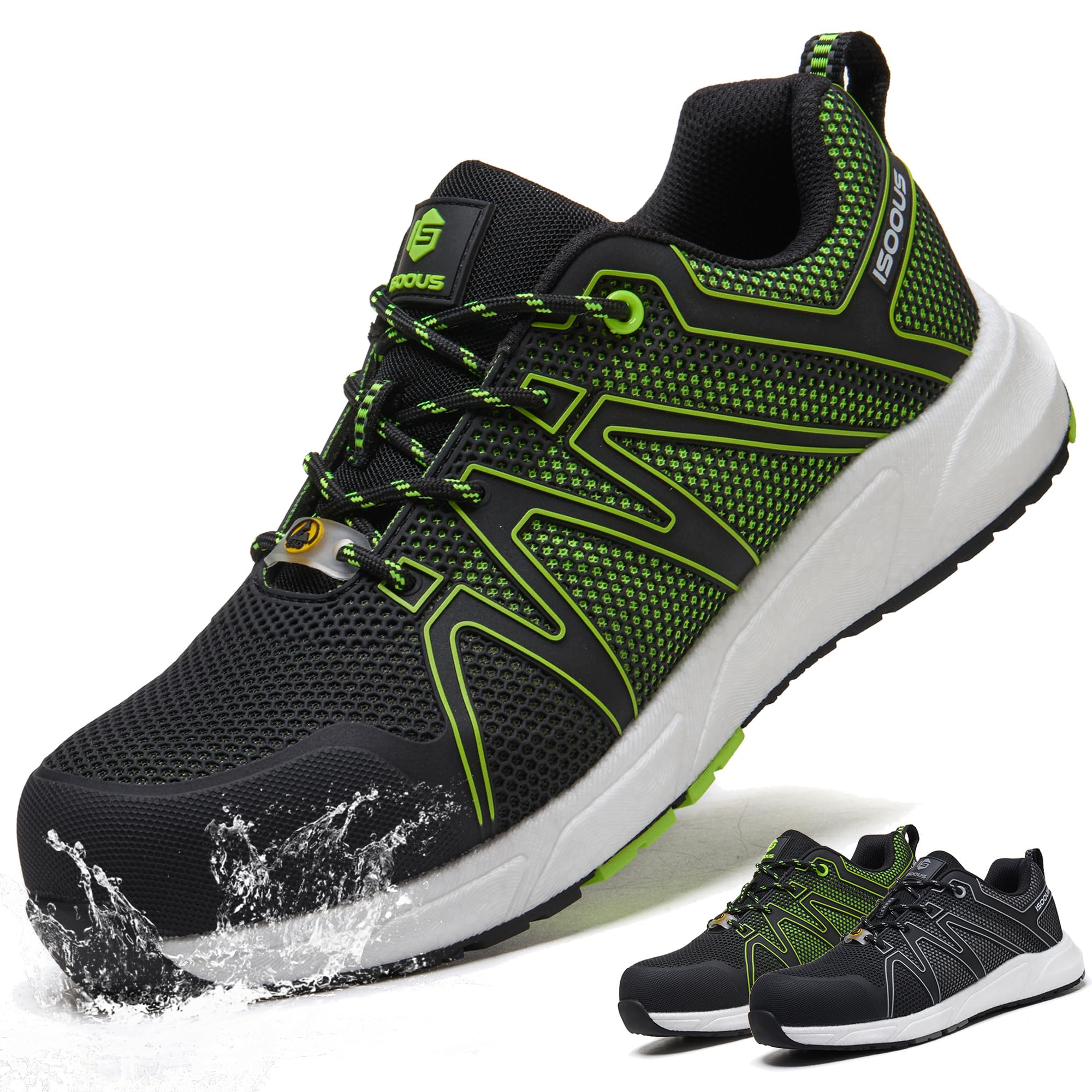 Scarpe Antinfortunistiche Uomo Donna S3 ESD SRC FO Impermeabili Scarpe da Lavoro Leggere Scarpe di Sicurezza 36-47 EU