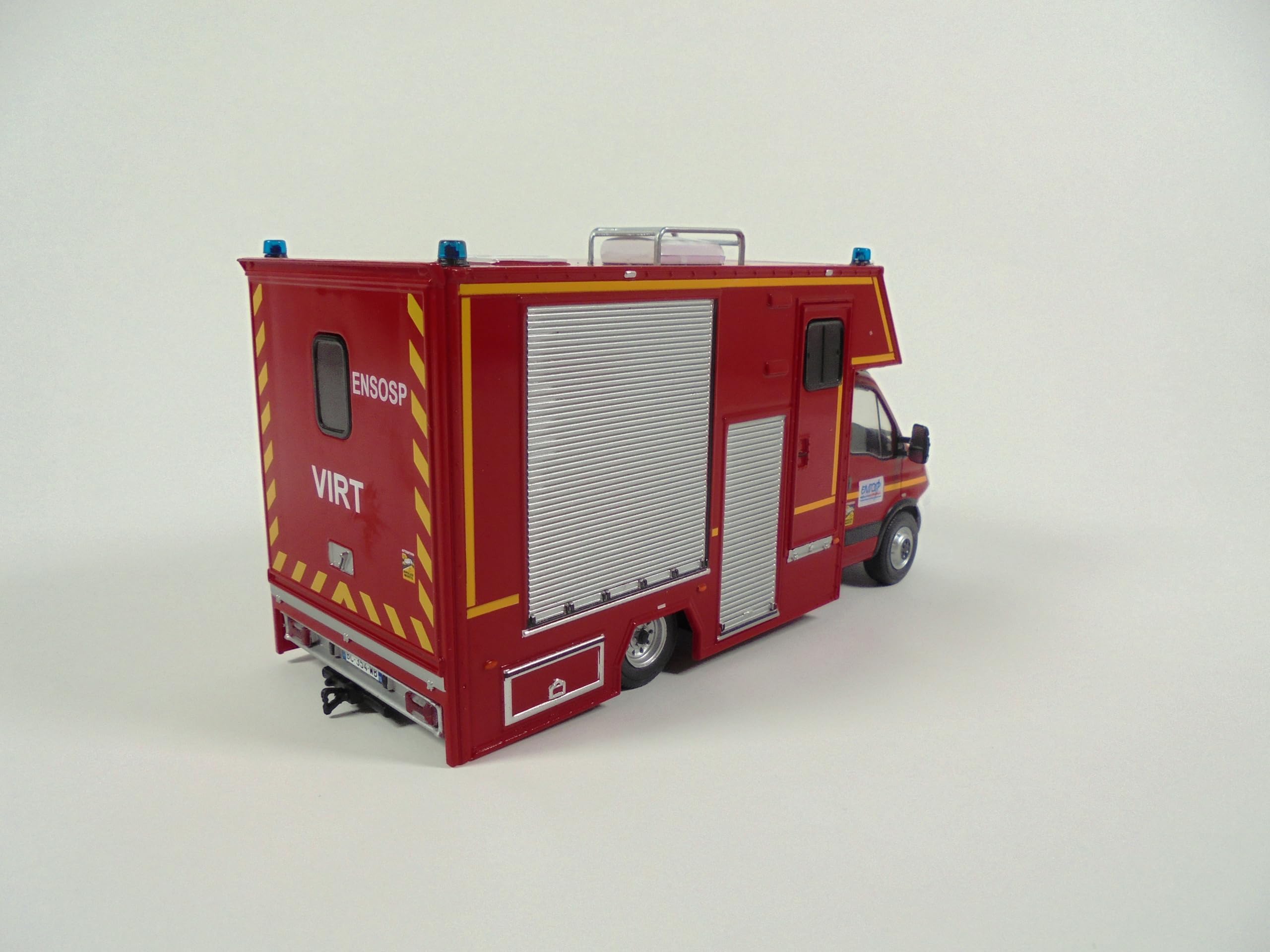 OPO 10 - Camion de Pompiers 1/43 I. Daily TIB Véhicule d'intervention Risques technologiques - Véhicule léger Sapeurs Pompiers Hachette CPL34