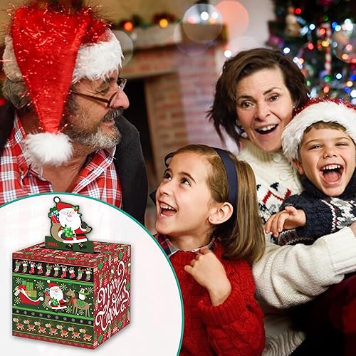 Miniatura 20 de Caja de dinero de feliz cumpleaños para regalo en efectivo, incluye tarjeta de feliz cumpleaños y 35 bolsas transparentes, divertido regalo