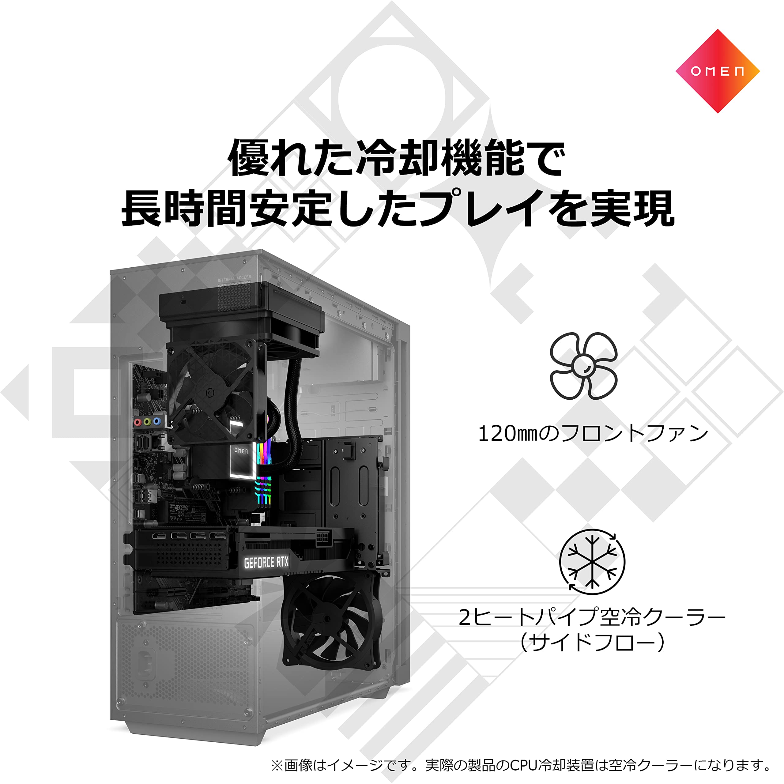 Amazon.co.jp: HP ゲーミングPC OMEN 25L Desktop RTX 3060Ti Core i7 