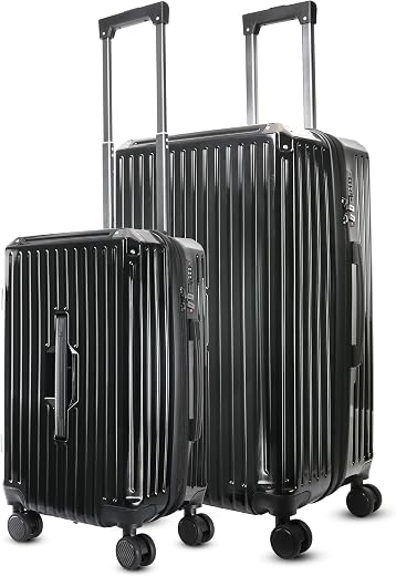 PREVEL Super Trunk Polycarbonate Trolley Bag Set - 20" Cabin &amp; 26" Check-in | Lightweight Hard Shell Luggage | 360° Spinne...