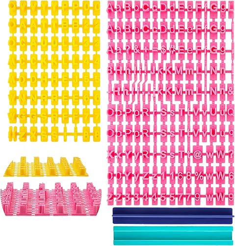 Juego de sellos de letras de galletas con números del alfabeto, letras de galleta, incluye letras inferior y superior para decoración de galletas,