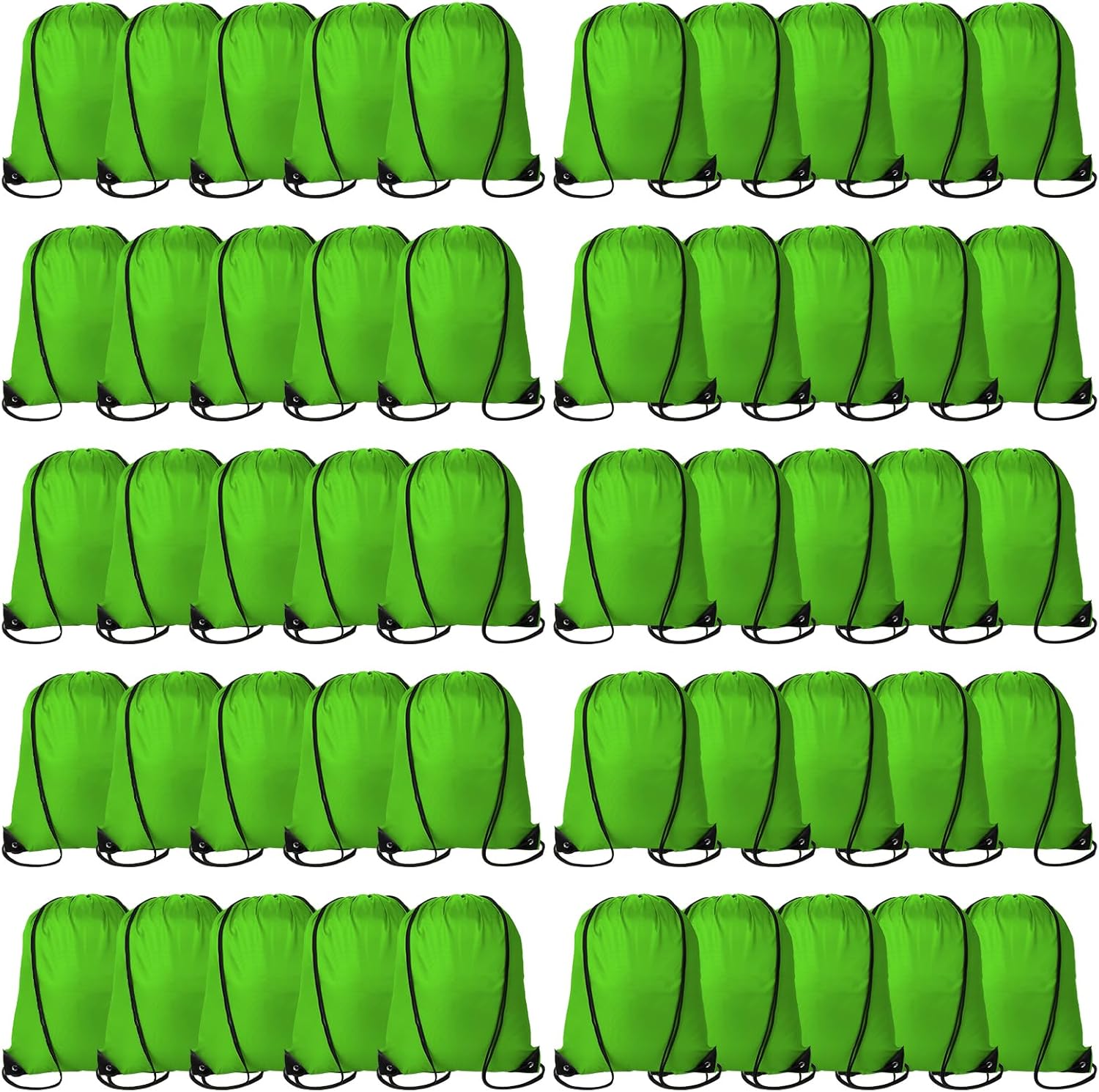 60 Pieces Drawstring Backpack Bags Sports Sackpack Bulk Cinch Gym Bag For Women Men Outdoor Sports Backpack(20 Colors)