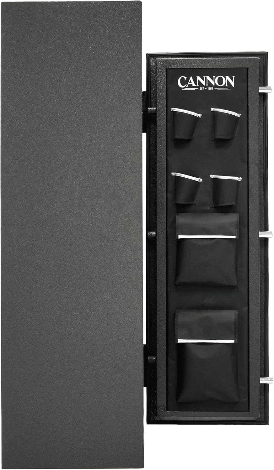 Cannon 24-Gun 30-Minute Fire Resistant Safe with Electronic Lock, Backup Key & ArmorGuard Impact-Resistant Coating – Steel Gun Safe with Adjustable Shelves & Triple Fin Smoke Seal (Black)