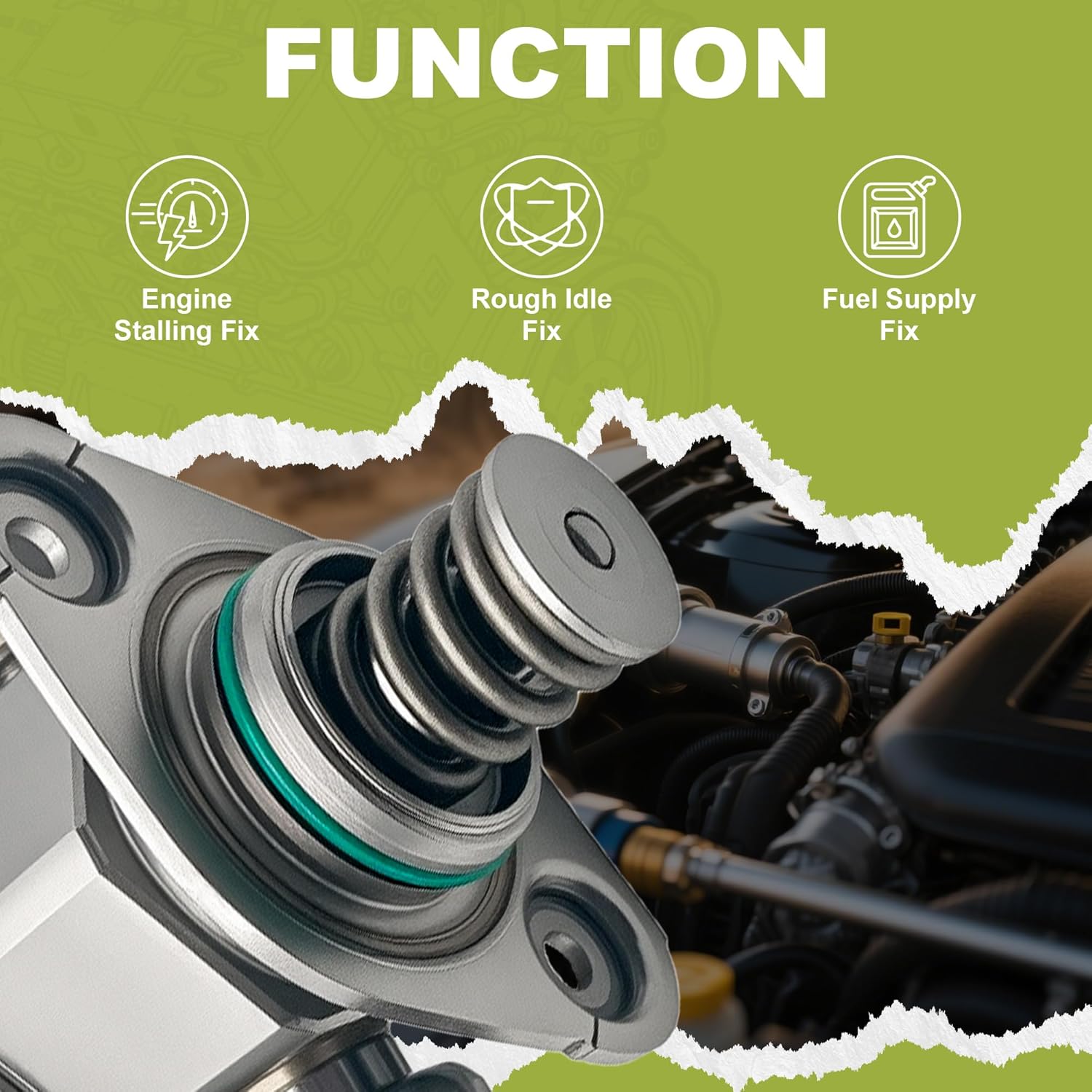 Direct Injection High Pressure Fuel Pump Compatible with 2017-2020 Audi A4 A5 A6 Q5 Q7 For 2014-2018 Volkswagen Passat Jetta Beetle Golf HM10049 06A127026A