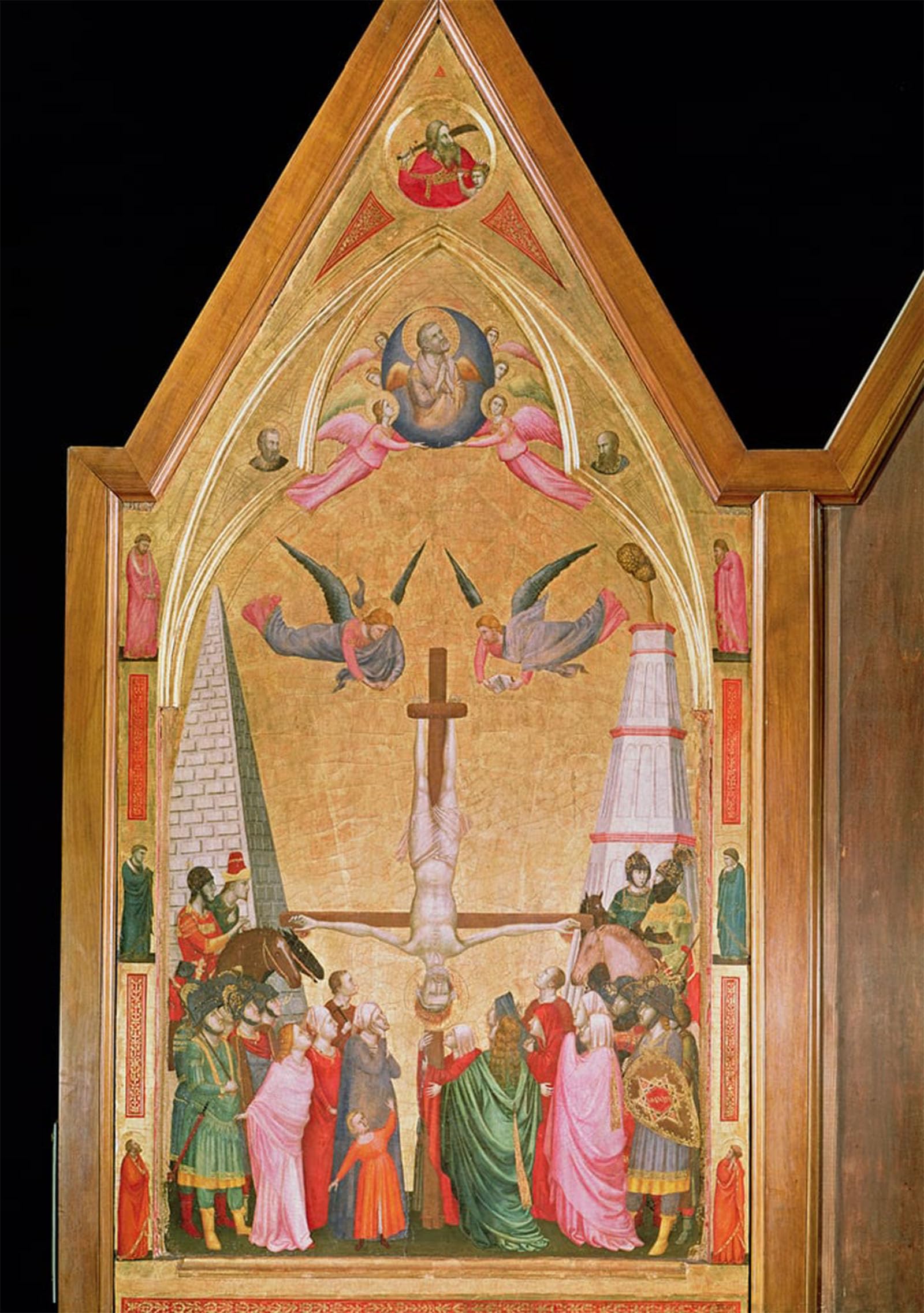 POSTERIIk Famous Animal Posters Vintage Picture the Crucifixion of St Peter Left Hand From the Stefaneschi by Giotto Di Bondone Modern Wall Decor for Home Decor 60x90cm