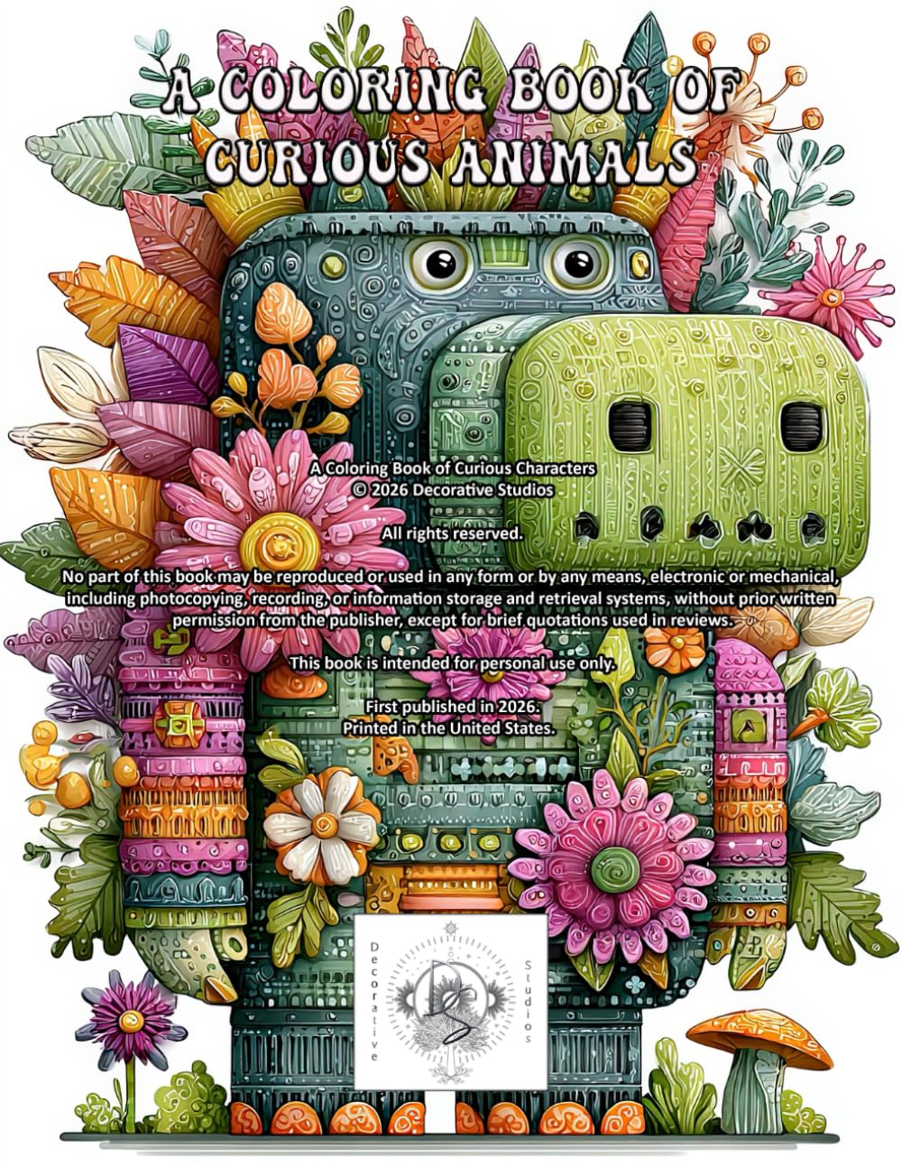 A Coloring Book of Curious Animals