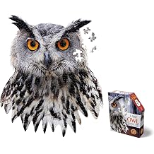 Madd Capp Puzzles - I AM Owl - 300 Pieces - Animal Shaped Jigsaw Puzzle