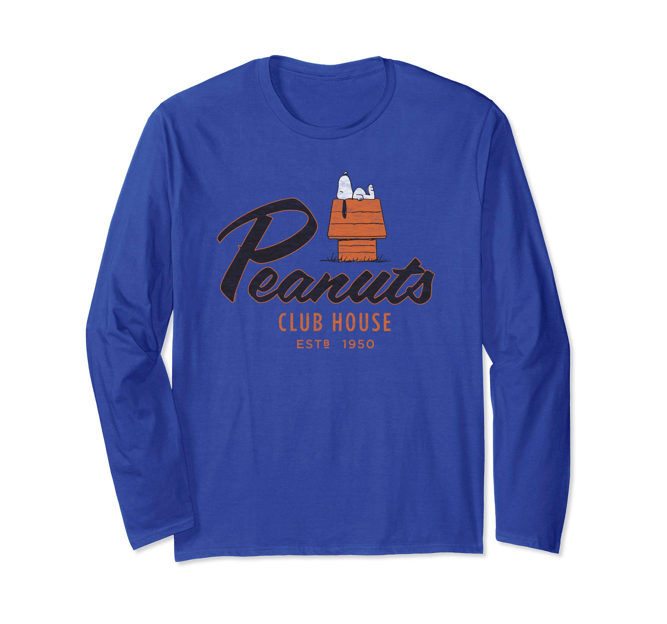 PeanutsClub House ESTB. 1950 Long Sleeve T-ShirtOEKO-TEX STANDARD 100