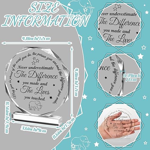 Miniatura 10 de Yinder Regalo de agradecimiento para mujeres, regalo inspirador para compañeros de trabajo, regalo de la semana de la CNA para colegas que dejan el