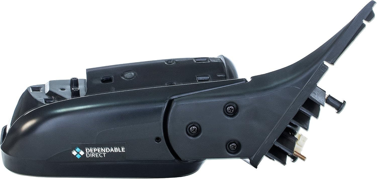 Dependable Direct Passenger Side Mirror Fits Honda Accord LX/EX/SE Models 4 Door Sedan (2003-2007) Power Adjusting Non-Heated Right Side Rear View Outside Door Mirror Replacement - HO1321152