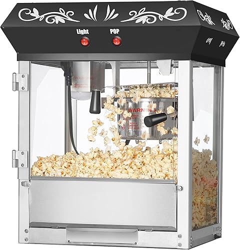 6105 Great Northern Popcorn 138618MVN - Máquina para hacer palomitas de maíz, 6 onzas, color negro