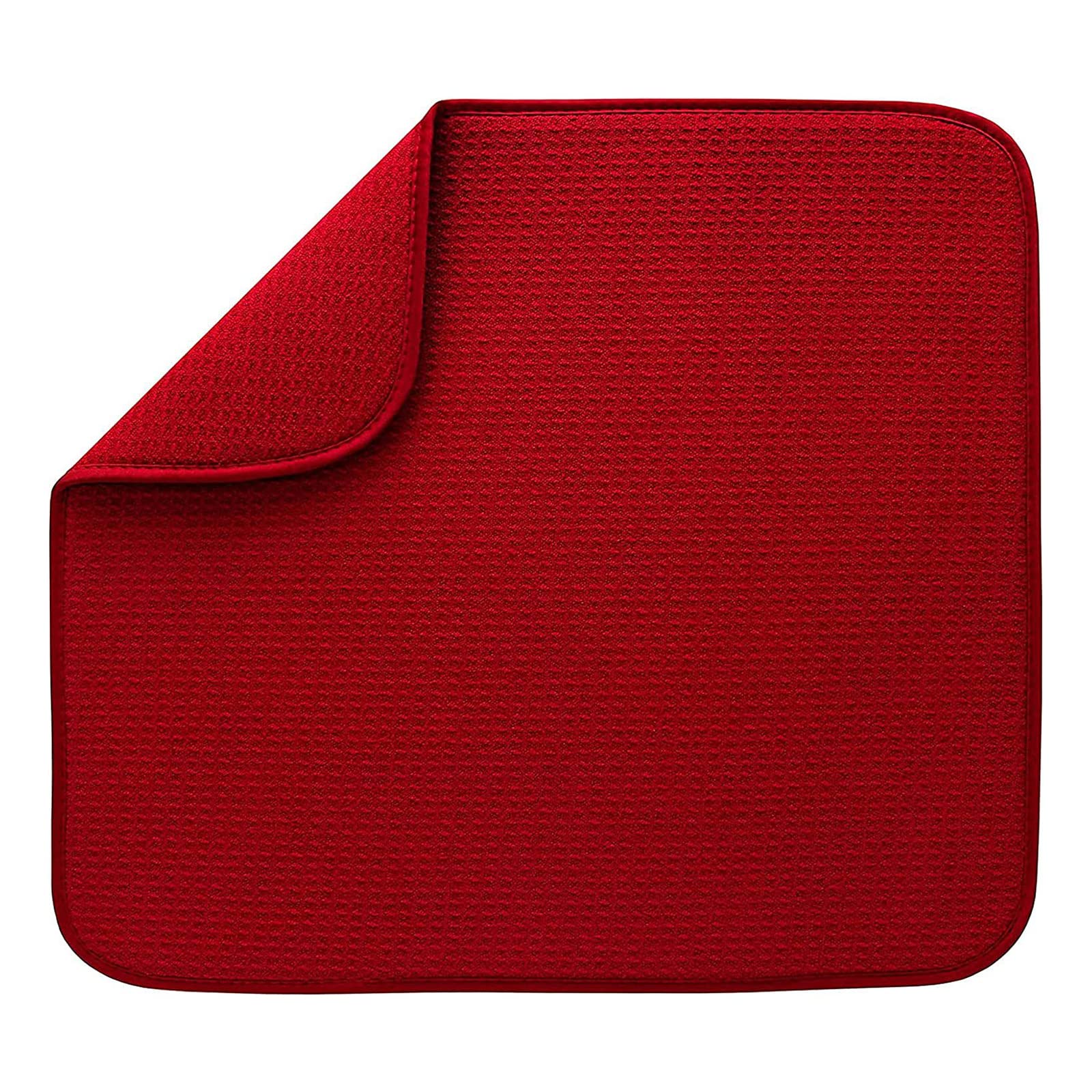 Mekalero Fiber Drying Mat Countertop Drain Pad Multipurpose Table Double-Sided Use Drainer for Kitchen Holiday Drying Mats for Kitchen Counter